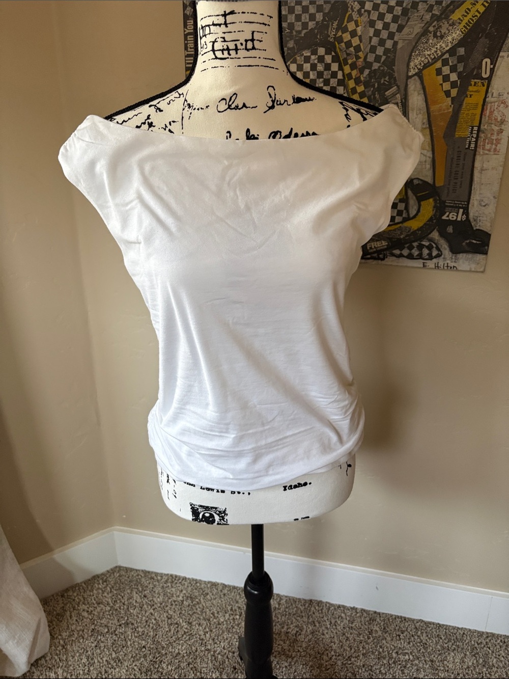 Gap CloseKnit Jersey Ruched Crop Off Shoulder Top Tank